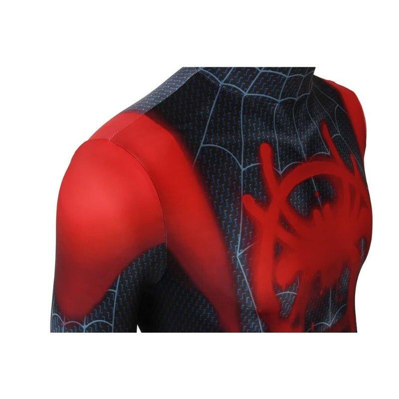 Etaya Miles Morales Spider - Man Cosplay Suit - Into The Spider - Verse Jumpsuit - Coscosmos