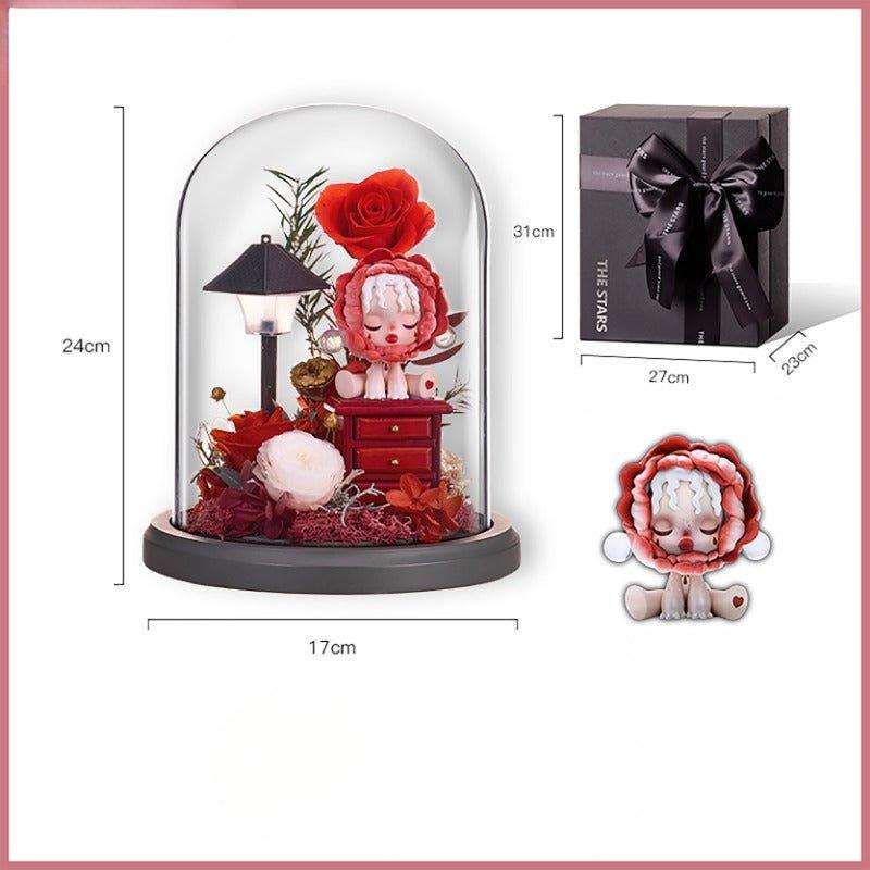 Eternal Rose Gift Box - POPMART Mystic Castle Birthday Gift for Her - Coscosmos