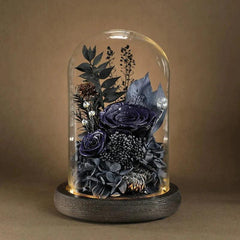 Eternal Rose Glass Dome Gift Box - Romantic Preserved Flower for Special Occasions - Coscosmos