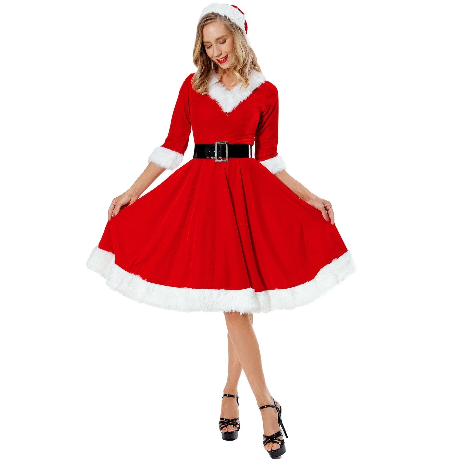 European and American Christmas clothes COS clothing Christmas clothing, Christmas clothing, Christmas clothing, dresses, women's Christmas clothing - Coscosmos