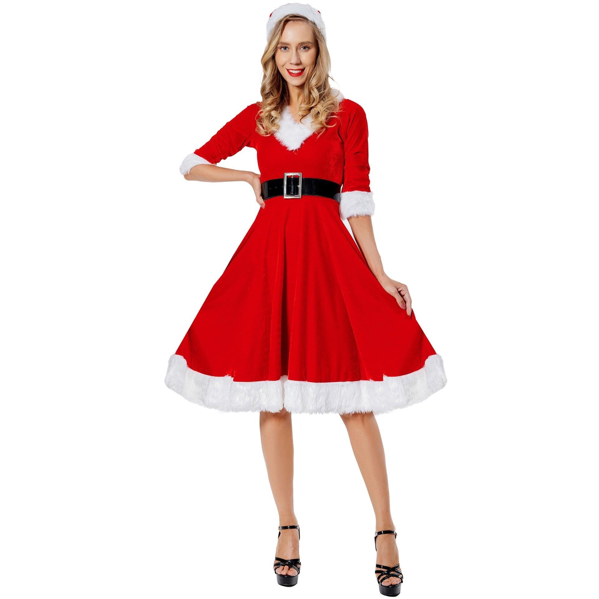 European and American Christmas clothes COS clothing Christmas clothing, Christmas clothing, Christmas clothing, dresses, women's Christmas clothing - Coscosmos