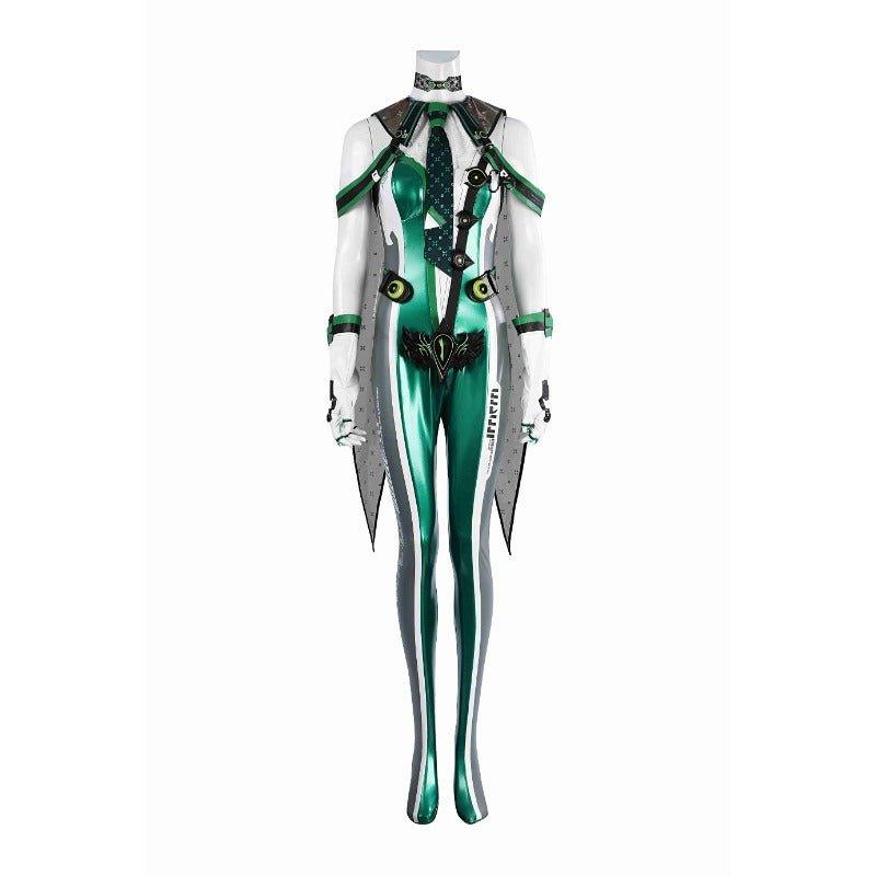 Eve Female Cosplay Jumpsuit Costume for Stellar Game Fans - Perfect for Halloween & Roleplay - Coscosmos