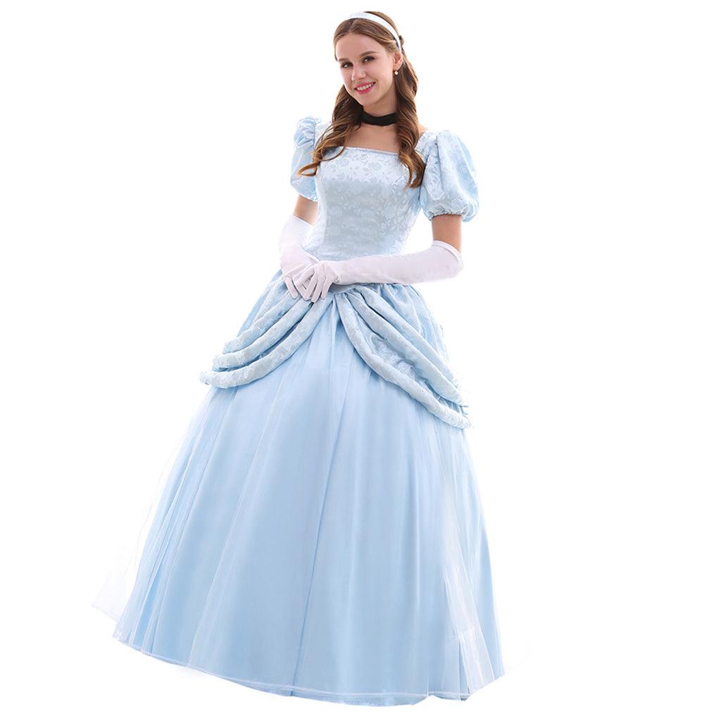 Disney Cinderella Princess, Prince, Stepmother, and Maid Cosplay Costume Series