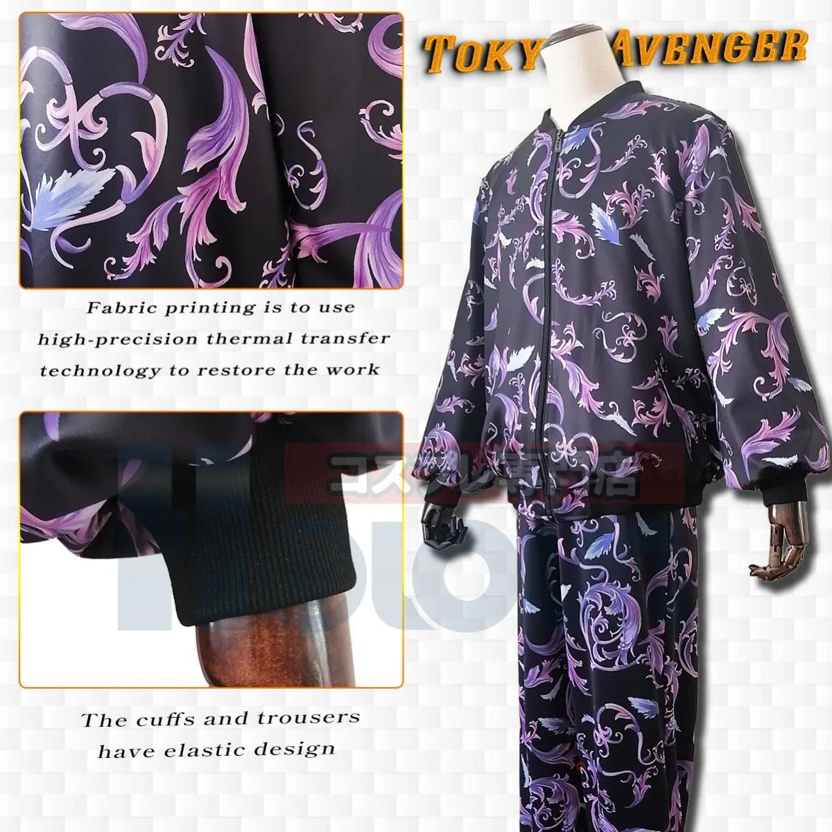 Tokyo Anime Kazutora Hanemiya Cosplay Costumes Osaka Series Jacket Pants Casual Daily Wearing Halloween Christmas