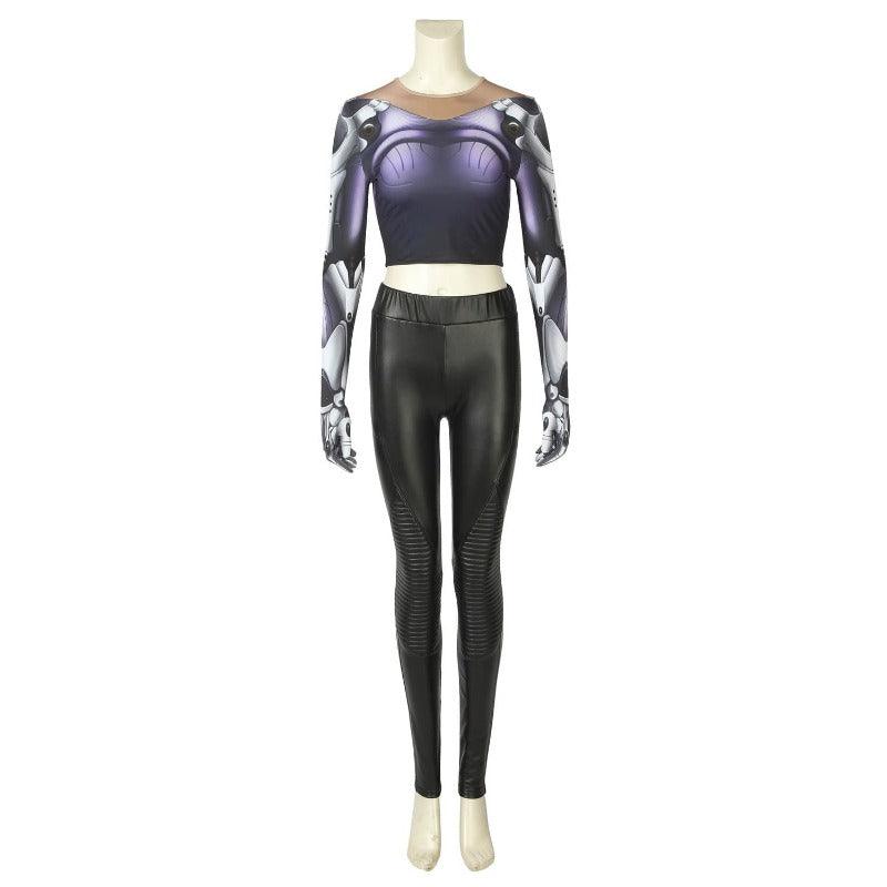 Alita Battle Angel Cosplay Costume | Sexy Tight Superhero Suit for Halloween Carnival