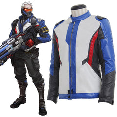 OW Soldier 76 Cosplay Jacket – High-Quality Game Cosplay Costume for Fans