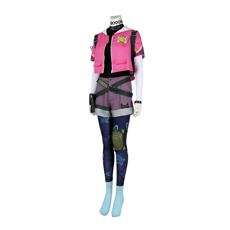 Valorant Clove Cosplay Costume - Pink Coat, Shirt, Pants, Game Suit for Women