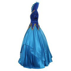 Fairy Tail Juvia Lockser Cosplay Costume - Blue Lolita Party Dress - Coscosmos