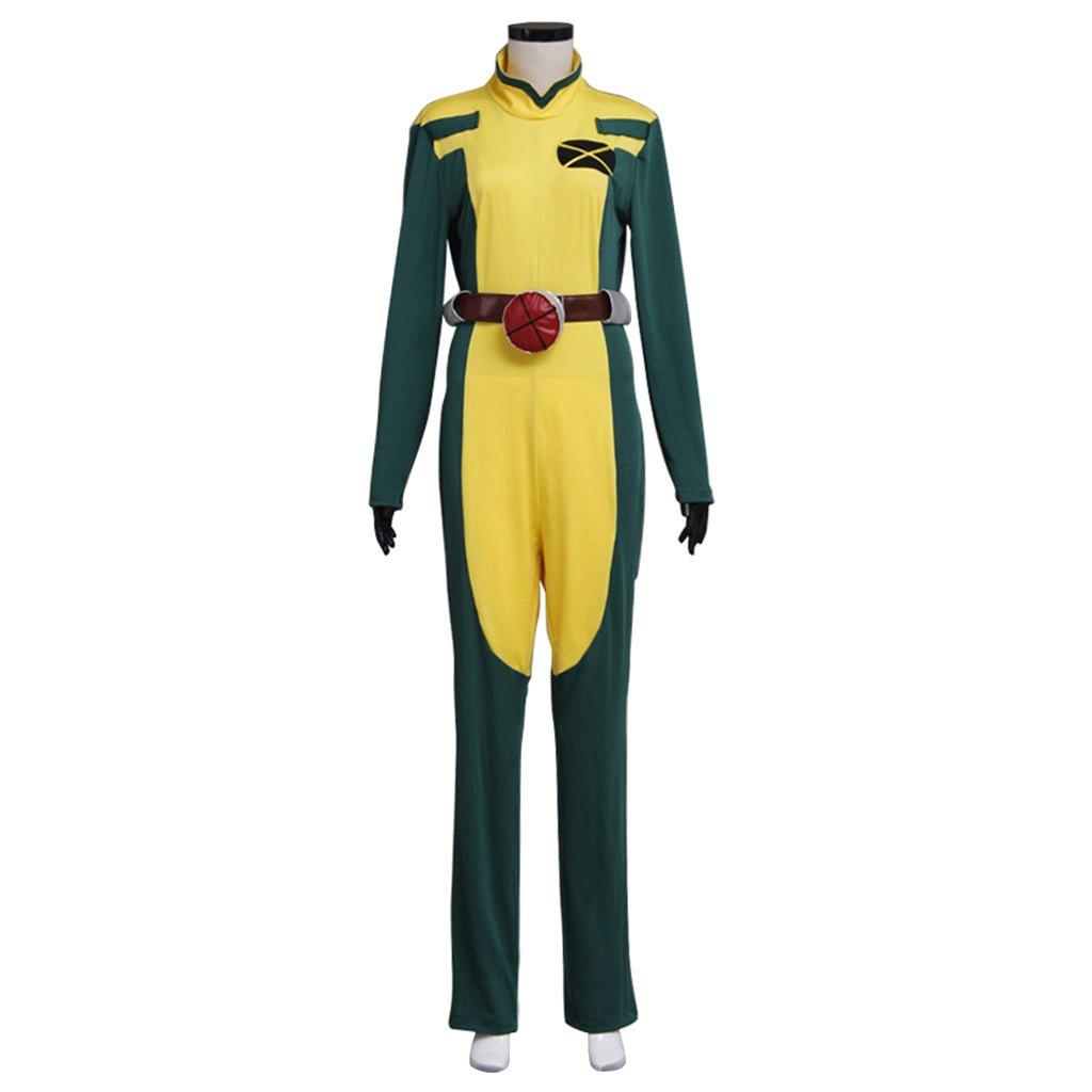 Fantasia X 97 Super Villain Cosplay Rogue Costume Coat Jumpsuit Halloween Carnival Party Suit for Women - Coscosmos