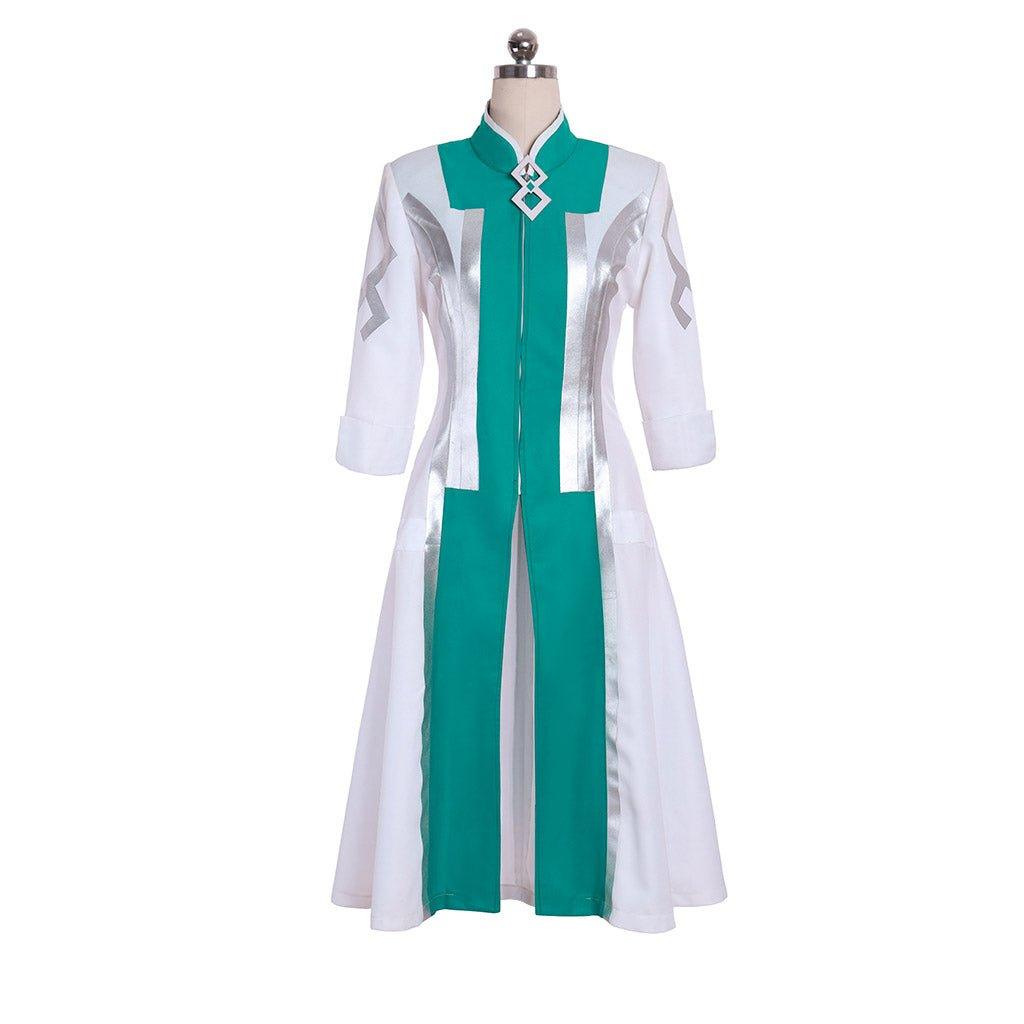 Fate Grand Order Romani Archaman First Order Uniform Cosplay Costume White Outfit - Coscosmos