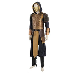 Mortal Kombat Scorpion Hanzo Hasashi Cosplay Costume Battle Suit for Halloween & Parties