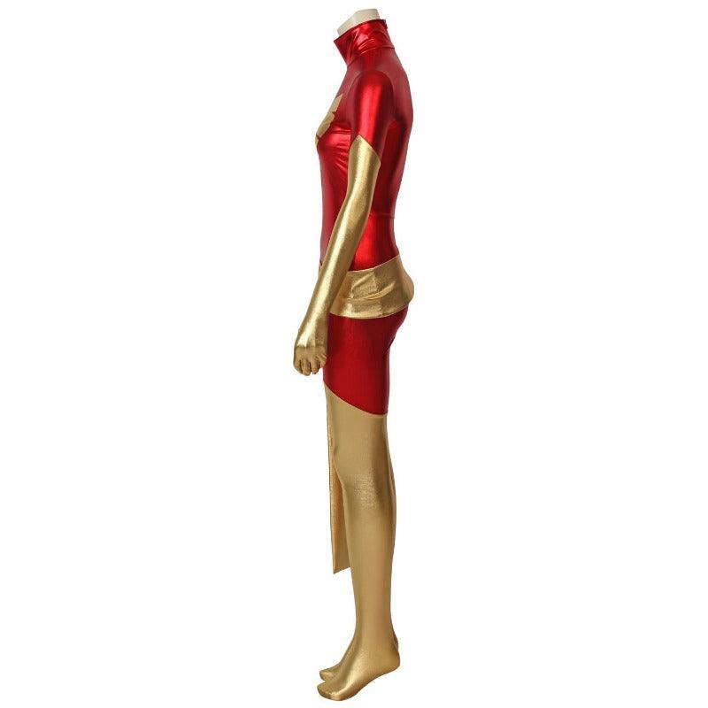 Jean Grey Dark Phoenix Red Spandex Cosplay Costume - X-Men Series