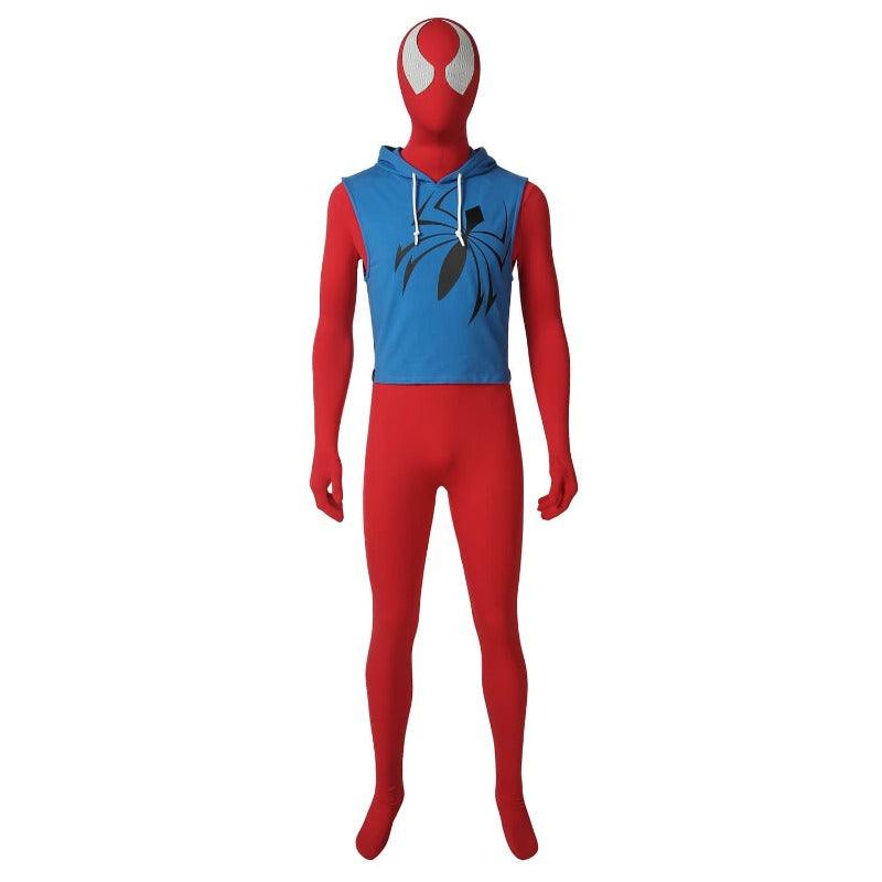 Scarlet Spider Ben Reilly Cosplay Costume - Authentic Spider-Verse Outfit