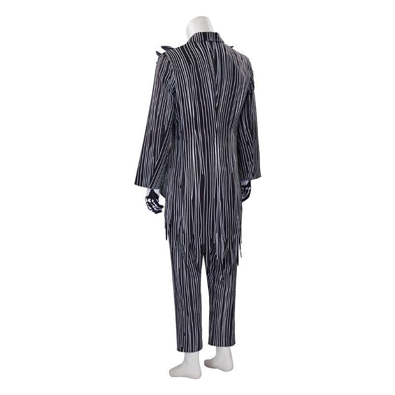 Jack Skellington Halloween Town Cosplay Costume Outfit for Halloween Carnival