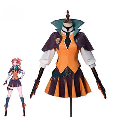 Game LOL Battle Academia Lux Cosplay Costume LOL Lux School Uniform Halloween Women Suit New Skin