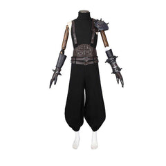 FF VII Rebirth Cloud Strife Cosplay Costume Wig & Outfit for Halloween & Carnival - Coscosmos