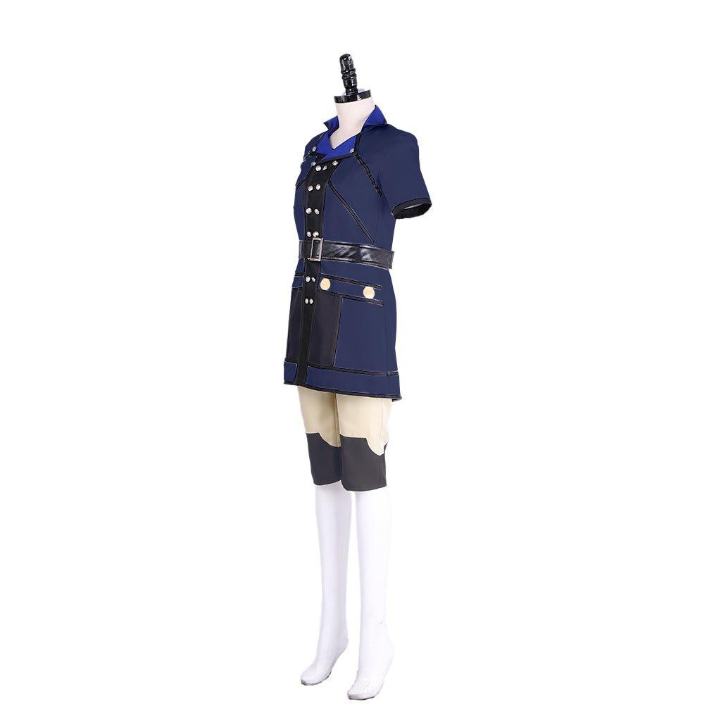 Final Fantasy Lann Cosplay Costume - Full Set Jacket, Pants, Belt | Game FF Outfit - Coscosmos