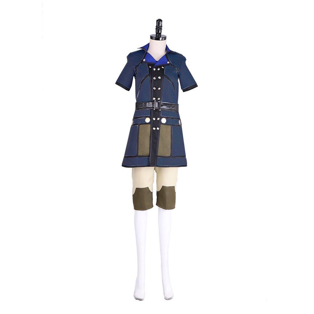 Final Fantasy Lann Cosplay Costume - Full Set Jacket, Pants, Belt | Game FF Outfit - Coscosmos