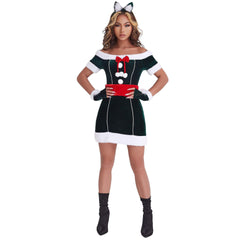 Foreign trade Japan cute cat women's Christmas clothing, sexy cosplay cat women's Christmas clothing - Coscosmos