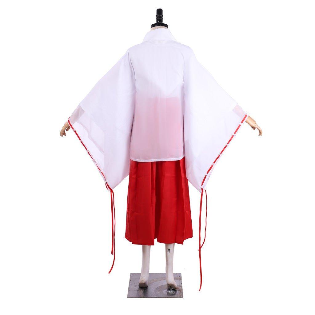 Full set of Inuyasha Kikyo Cosplay Kimono Costume - Coscosmos