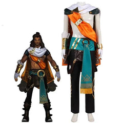 Game LOL Akshan Cosplay Costumes Men Suits Full Set Halloween Party Outfits - Coscosmos