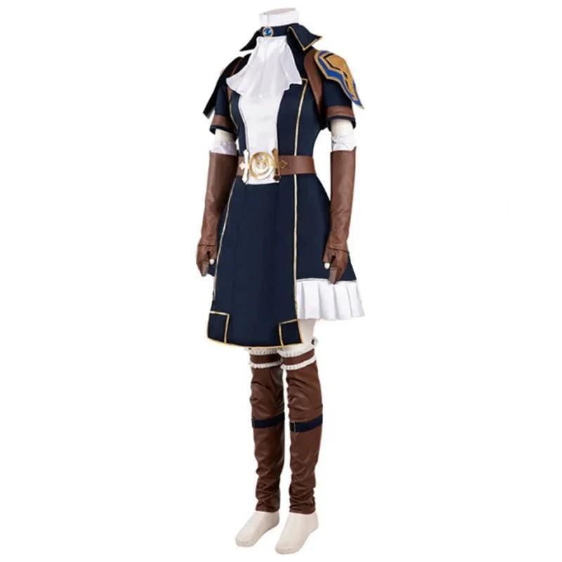 Game LOL Arcane Caitlyn Cosplay Costume The Sheriff of Piltover Caitlyn Uniform Dress Halloween Carnival Suit - Coscosmos