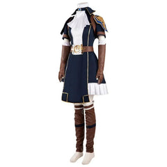 Game LOL Arcane Caitlyn Cosplay Costume The Sheriff of Piltover Caitlyn Uniform Dress Halloween Carnival Suit - Coscosmos