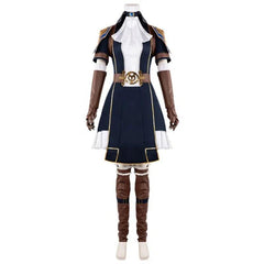 Game LOL Arcane Caitlyn Cosplay Costume The Sheriff of Piltover Caitlyn Uniform Dress Halloween Carnival Suit - Coscosmos