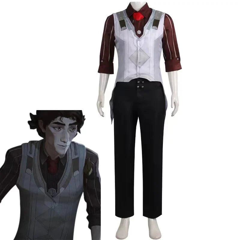 Game LOL Arcane Jayce Viktor Cosplay Costume Vest Shirt Pants Uniform Halloween Carnival Outfits - Coscosmos