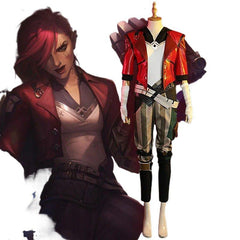 Game LOL Arcane Vi Cosplay Costume Women Uniform Suit Halloween Carnival Outfits - Coscosmos