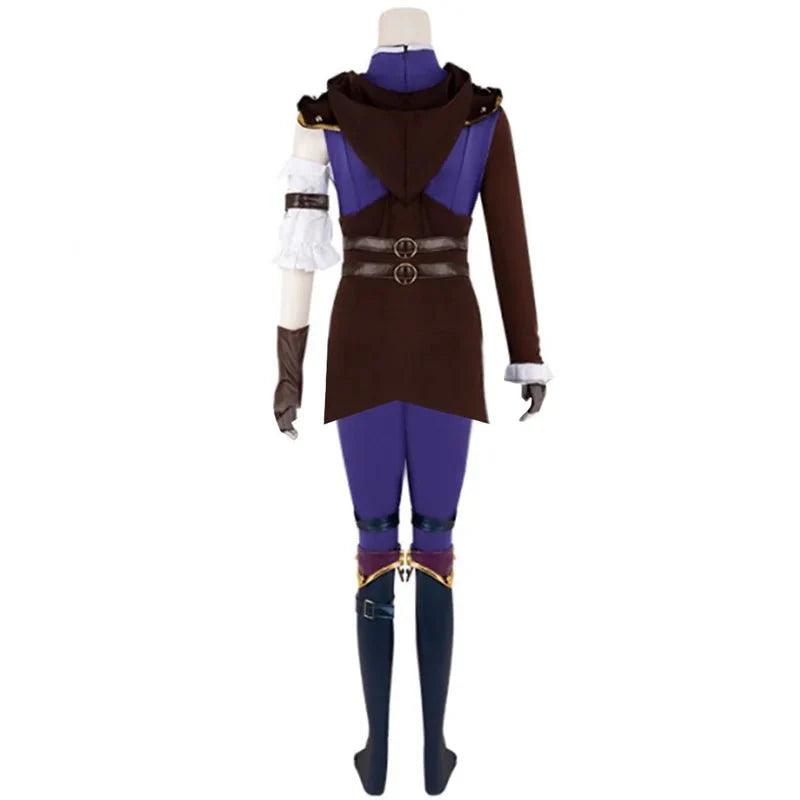 Game LOL Caitlyn Violet Battle Of Two Cities Daily Outfits Caitlyn Kiramman Cosplay Costume Halloween Women Uniform Suit - Coscosmos