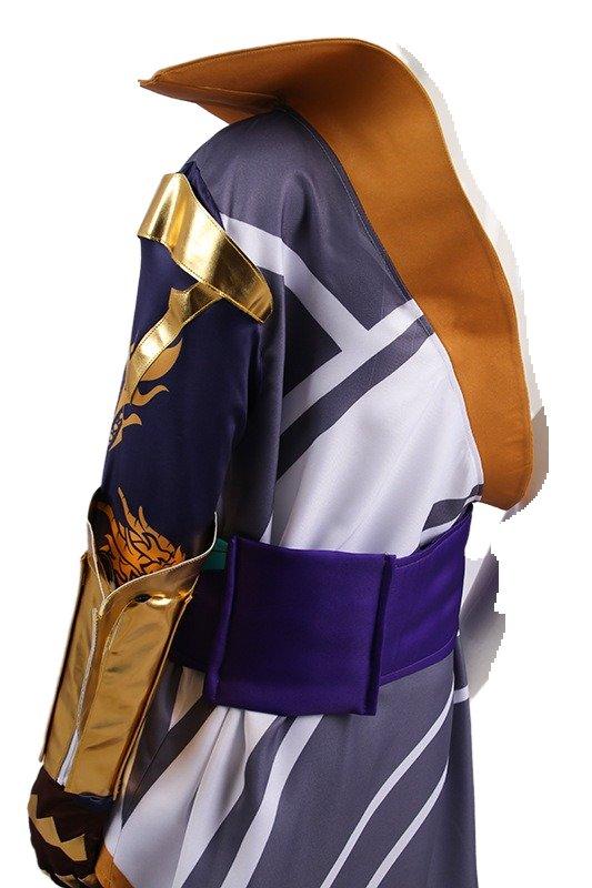 Game LOL Dragonmancer True Dragon Lee Sin Cosplay Costume Men Suits Halloween Fancy Party Outfits - Coscosmos