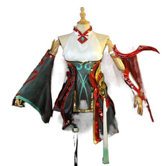 Game LOL Mythmaker Irelia Cosplay Costume Women New Year Skin Women Red Fight Dress Halloween Outfit - Coscosmos