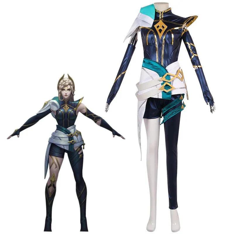 Game LOL Scorn of the Moon Cosplay Costumes Sentry of Light Uniform For Women Halloween Party Outfits - Coscosmos