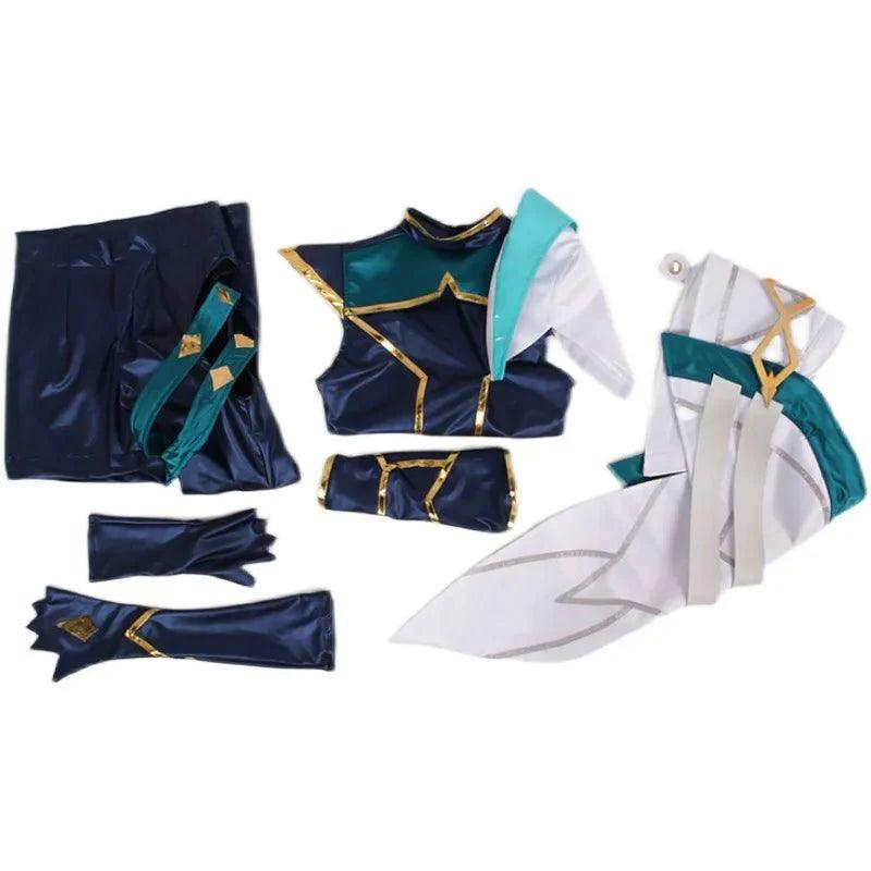 Game LOL Scorn of the Moon Cosplay Costumes Sentry of Light Uniform For Women Halloween Party Outfits - Coscosmos