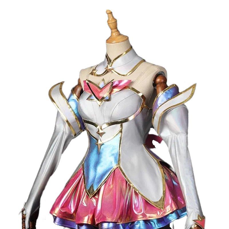 Game LOL Star Guardian Kaisa Cosplay Costume Sexy Skirt Uniform For Woman Sexy Halloween Party Suit - Coscosmos