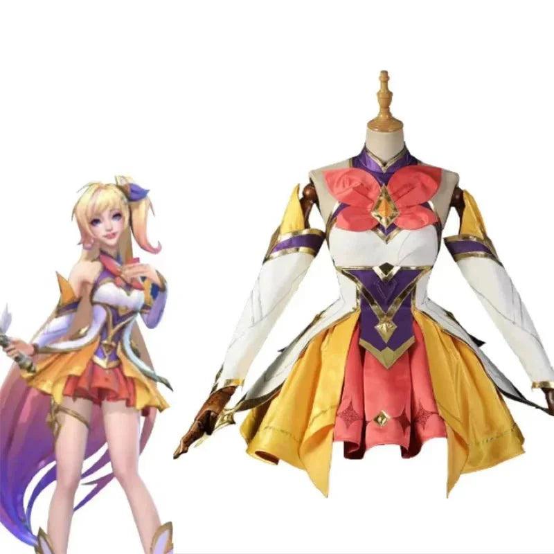 Game LOL Star Guardian Seraphine Cosplay Sexy Women Set Costume Outfit Halloween Carnival Suit - Coscosmos