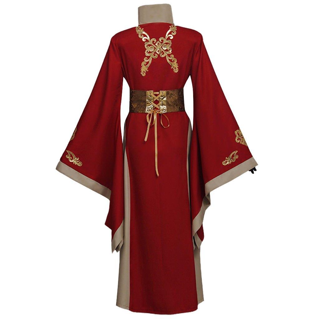 Game of Thrones Queen Cersei Lannister Dress Cosplay Costume Red Women's Dress | Cosplay Series - Coscosmos