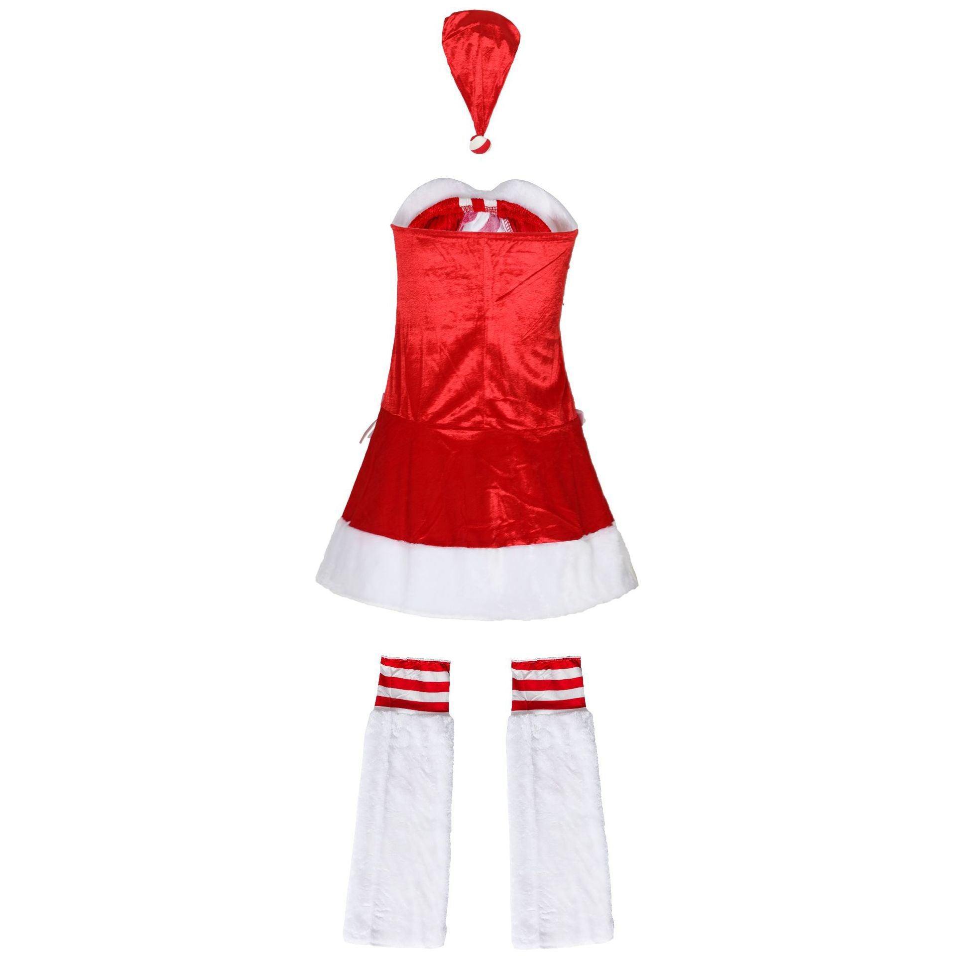 Girls Christmas costumes, holiday performances, stage performances, cosplay parties, Christmas costumes - Coscosmos