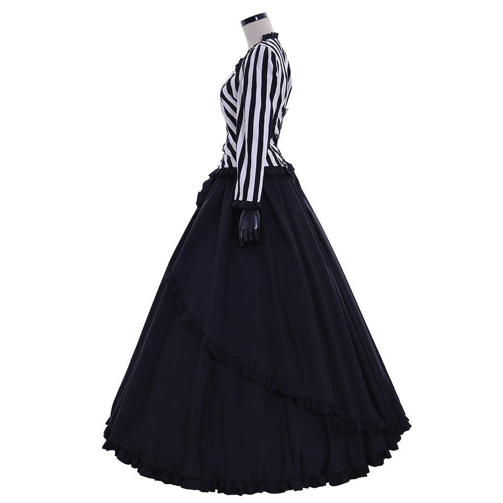 Gothic Victorian Dress for Women | Vintage Medieval Renaissance Ball Gown - Coscosmos