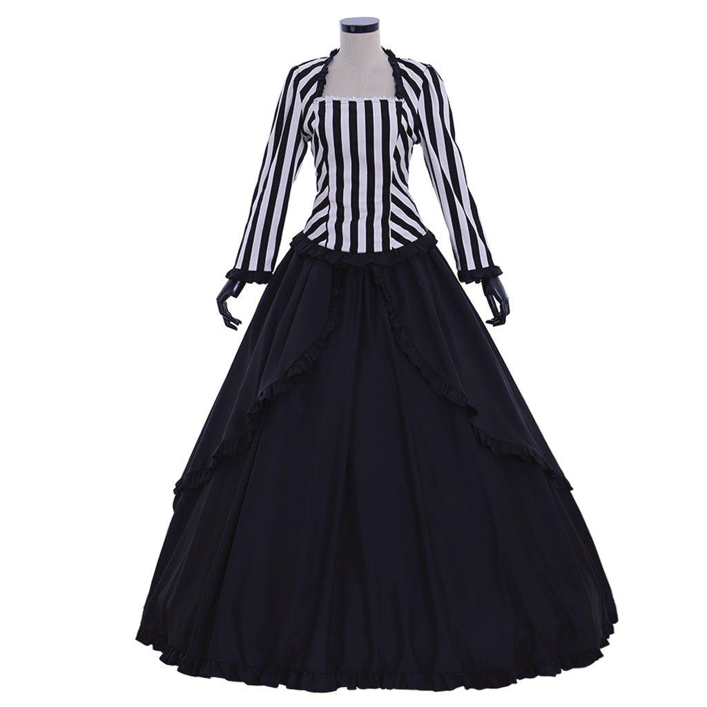 Gothic Victorian Dress for Women | Vintage Medieval Renaissance Ball Gown - Coscosmos