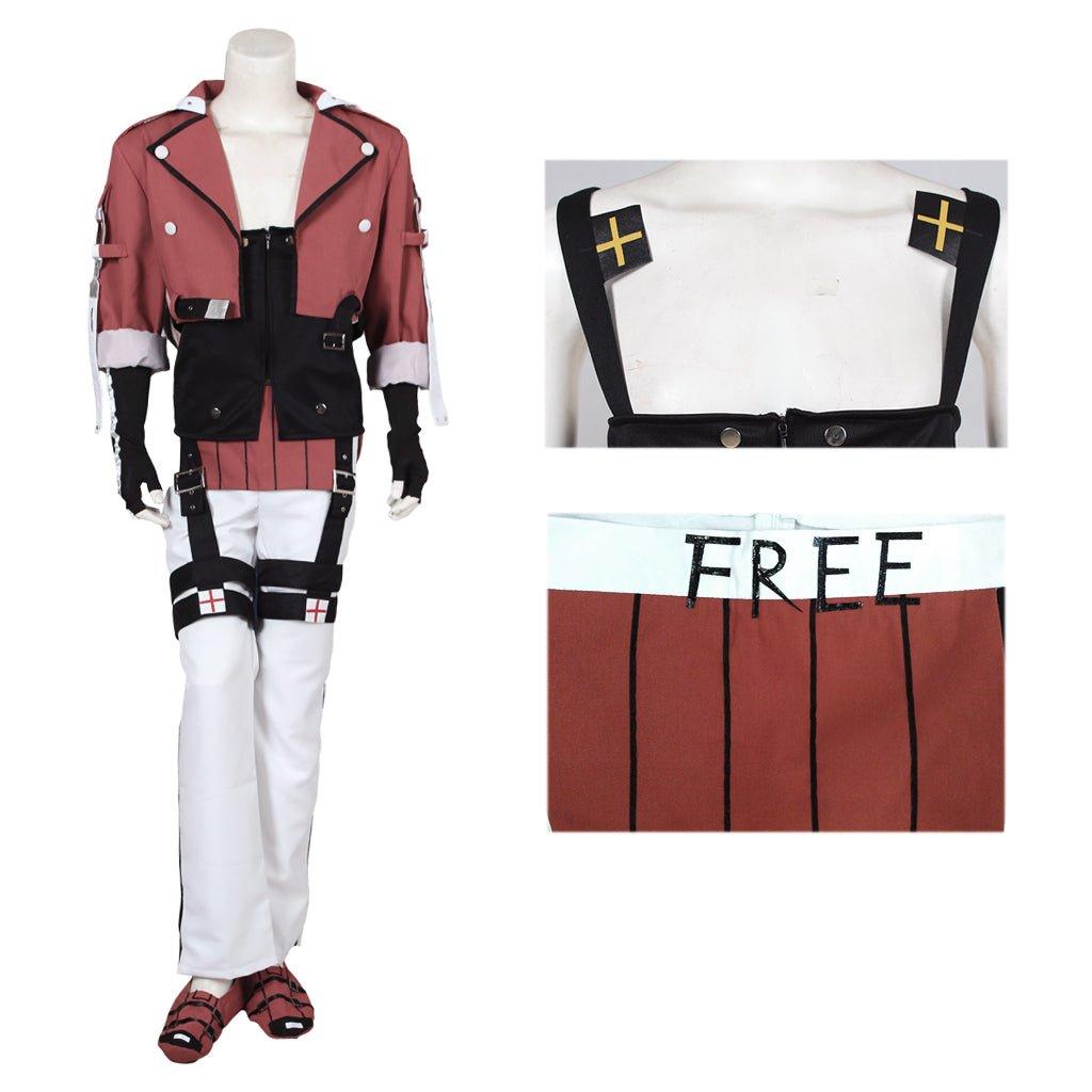 Guilty Gear Xrd Sol Badguy Cosplay Costume – Authentic Anime Replica Outfit - Coscosmos