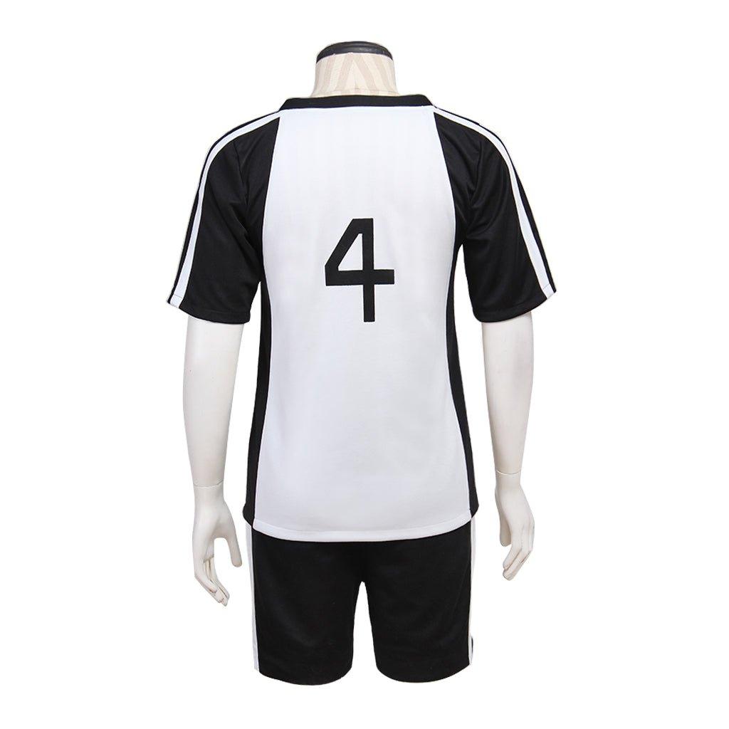 Haikyuu!! Bokuto Kotaro Cosplay Costume Fukurodani Academy Volleyball Black White Uniform - Coscosmos