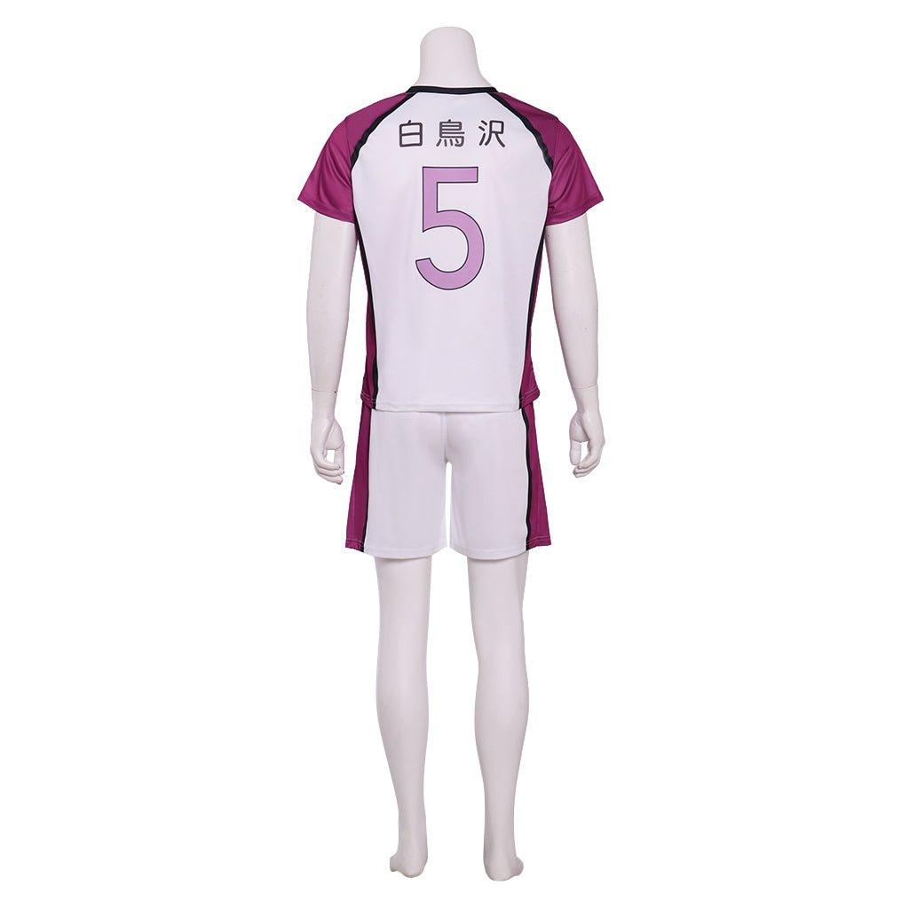 Haikyuu!! Tendo Satori Shiratorizawa Jersey Uniform Cosplay Costume - Anime Volleyball Team Cosplay Outfit - Coscosmos