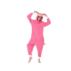 Halloween Slowpoke Animal Onesie Couple Pajamas | Cozy Cartoon Costume for Halloween, Cosplay, and Parties | Coscomos Pajama Series - Coscosmos