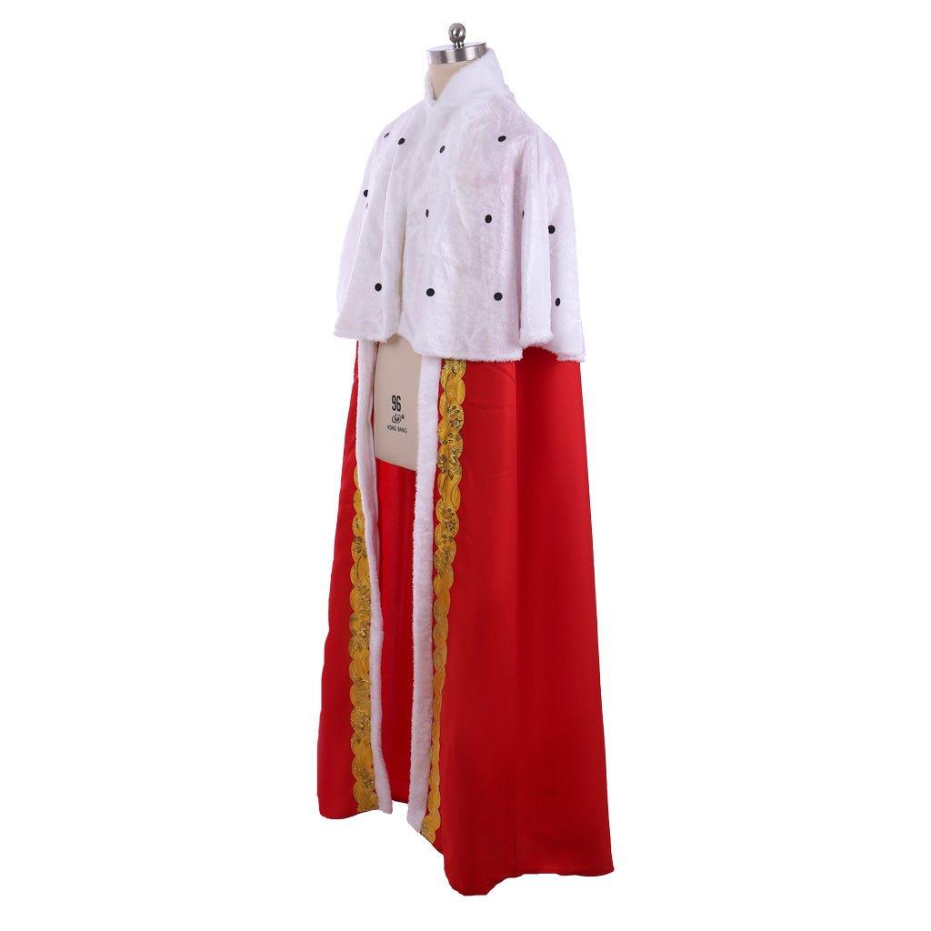 Hamilton King George III Medieval Luxury Cloak - Royal Men’s Cosplay Cape for Halloween & Carnival | Coscomos - Coscosmos