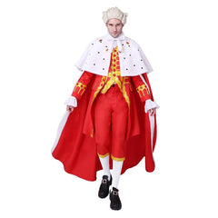 Hamilton King George III Robe Cosplay Costume – Regal King’s Outfit with Cloak | Coscomos Medieval Series - Coscosmos