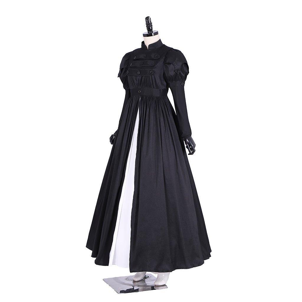 Hamilton Musical Eliza Cosplay Costume | Custom Made Black Ball Gown for Halloween & Themed Events - Coscosmos