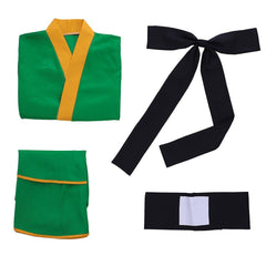 Hunter X Hunter Gon Freecss Cosplay Costume - Women’s Lolita Green Kimono Dress - Coscosmos