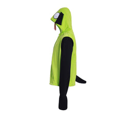 Invader Zim Gir Hoodie Casual Hooded Zip - Up Jacket Sweatshirt for Adult Men | Cosplay Costume Top - Coscosmos